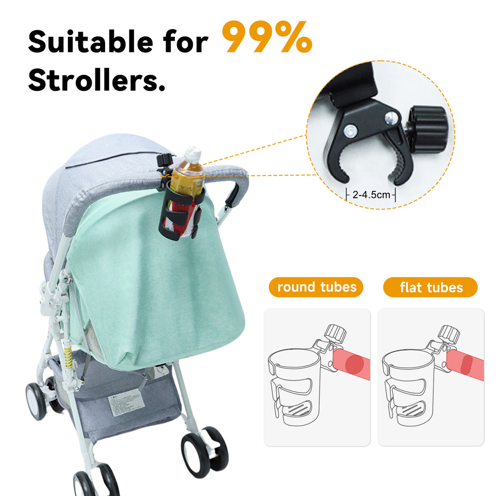 Vihir Getränkehalter für Kinderwagen Buggy Zubehör